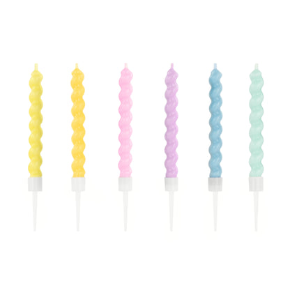 CURLY BIRTHDAY CANDLES