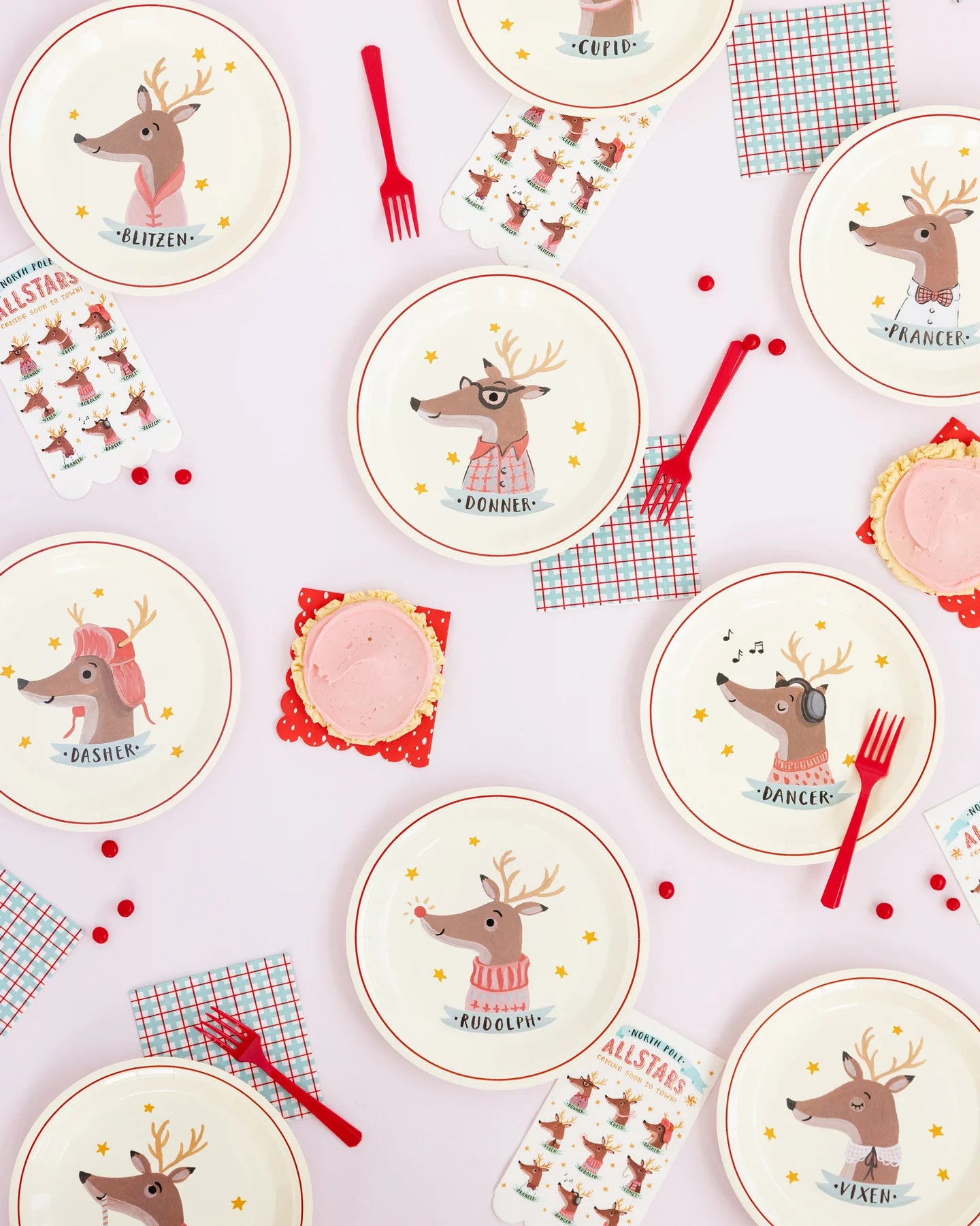 REINDEER PAPER PLATE SET