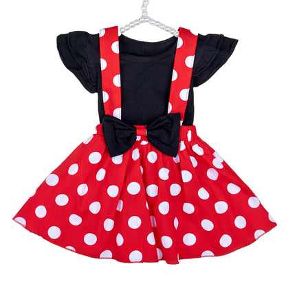 BLACK AND RED MINNIE BIRTHDAY DRESS