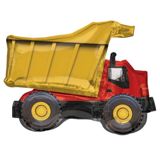 DUMP TRUCK FOIL BALLOON