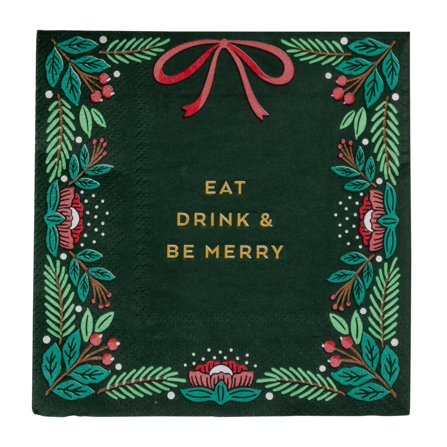EAT DRINK & BE MERRY NAPKINS