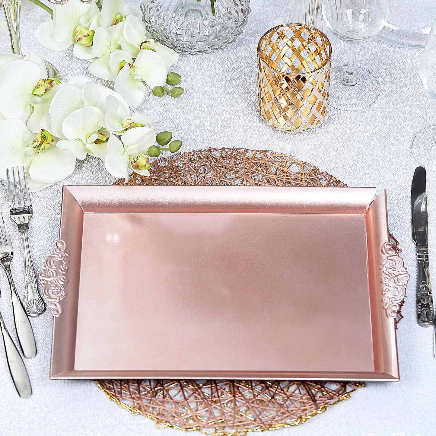 ROSE GOLD TRAY