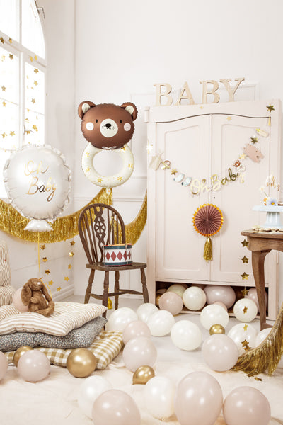 TEDDY RATTLE FOIL BALLOON