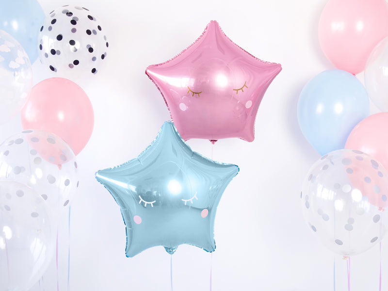 SKY BLUE STAR FOIL BALLOON