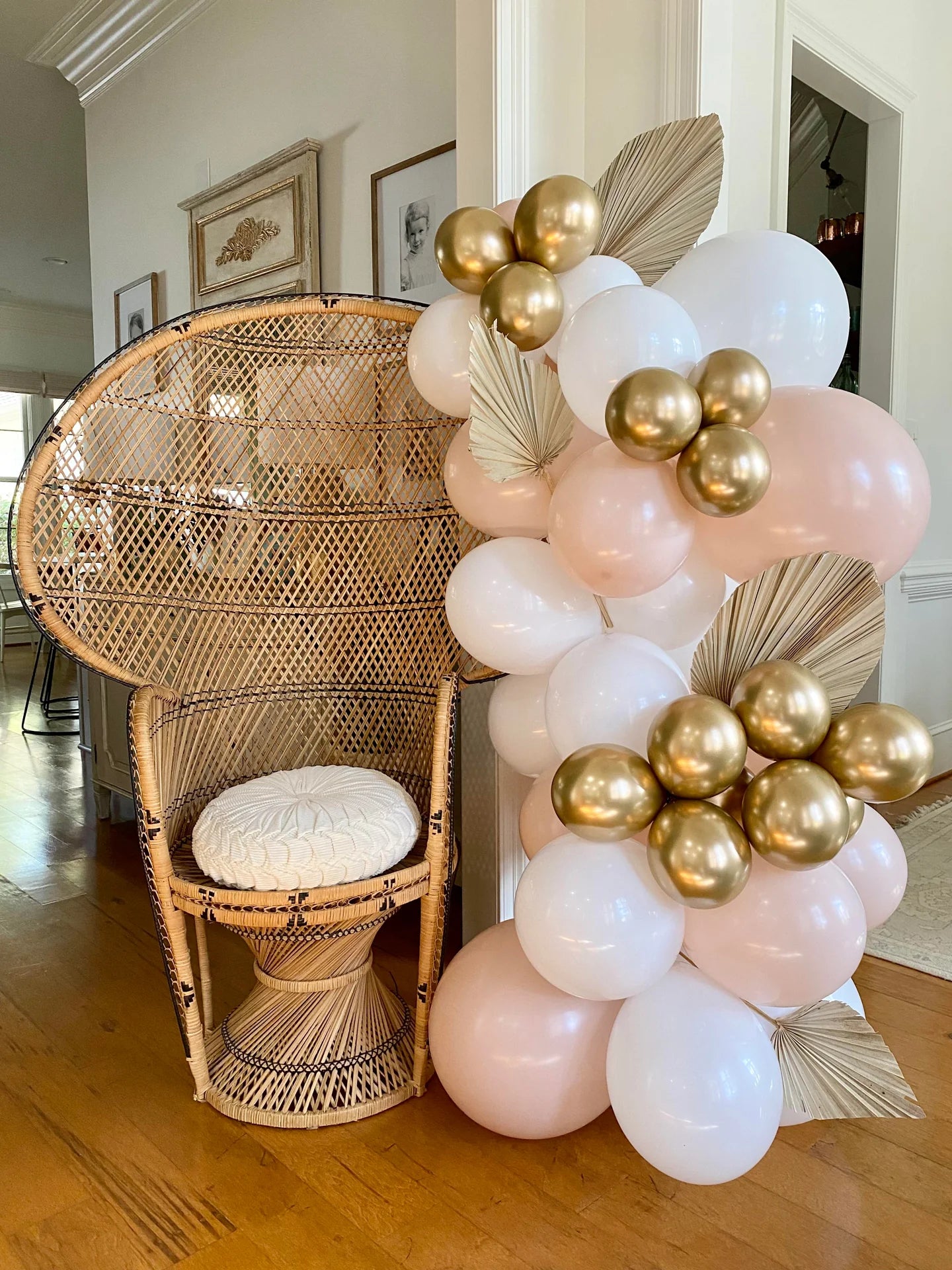 RATTAN PEACOCK CHAIR Pretty Little Party Co