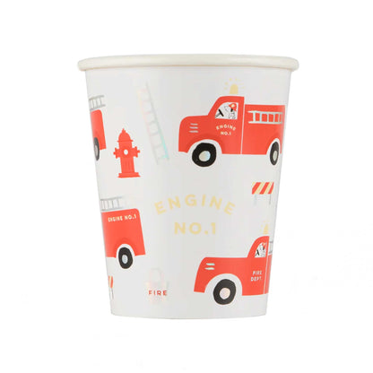 FIRE TRUCK CUPS