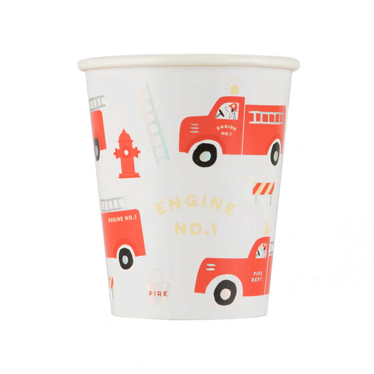 FIRE TRUCK CUPS