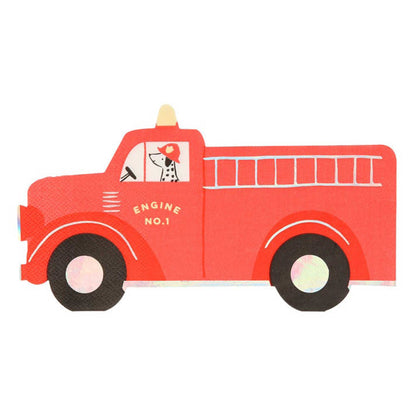 FIRE TRUCK NAPKINS
