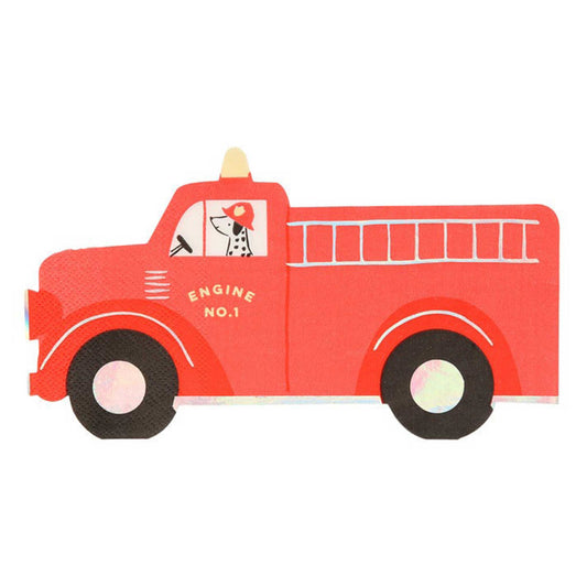 FIRE TRUCK NAPKINS