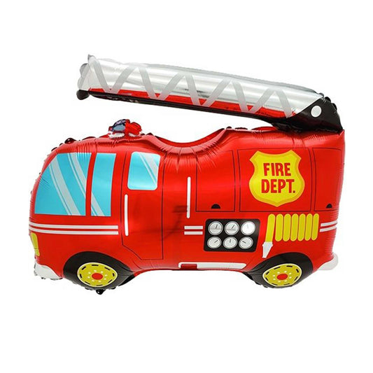 FIRE TRUCK FOIL BALLOON