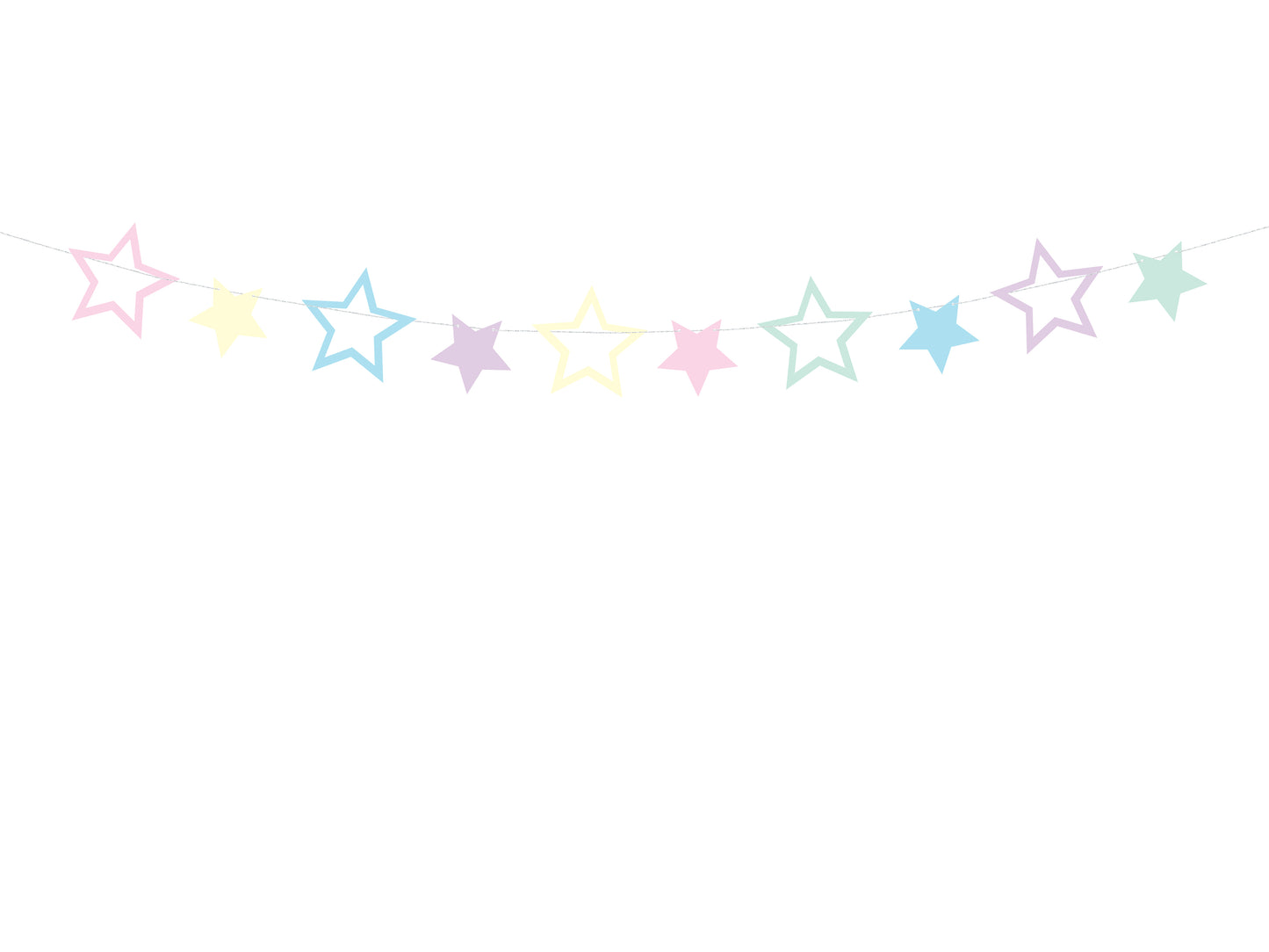 PASTEL STAR GARLAND