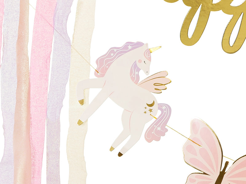 UNICORN BIRTHDAY BANNER