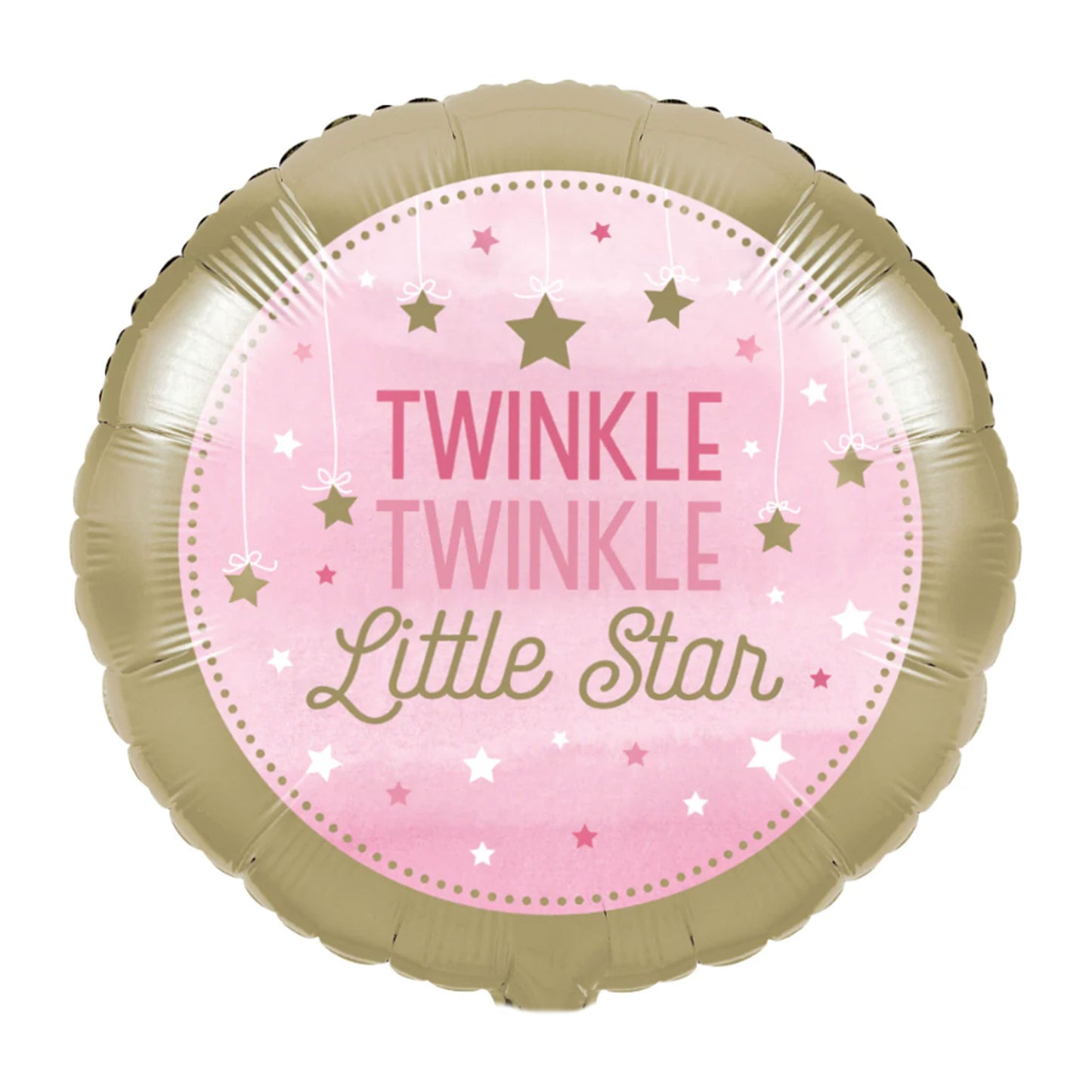 PINK TWINKLE LITTLE STAR FOIL BALLOON