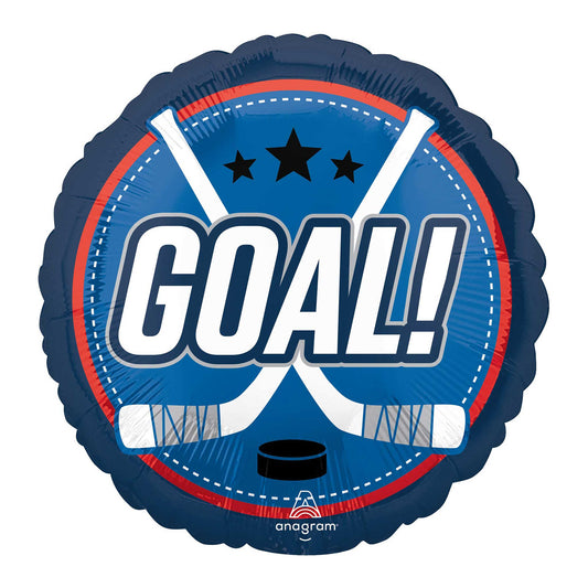 HOCKEY GOAL FOIL BALLOON