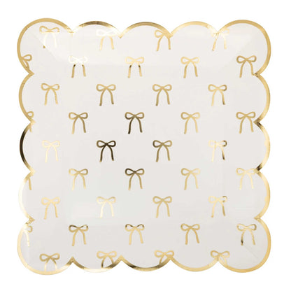 GOLD BOW PLATES