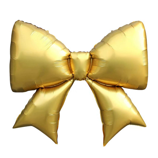 GOLD BOW FOIL BALLOON