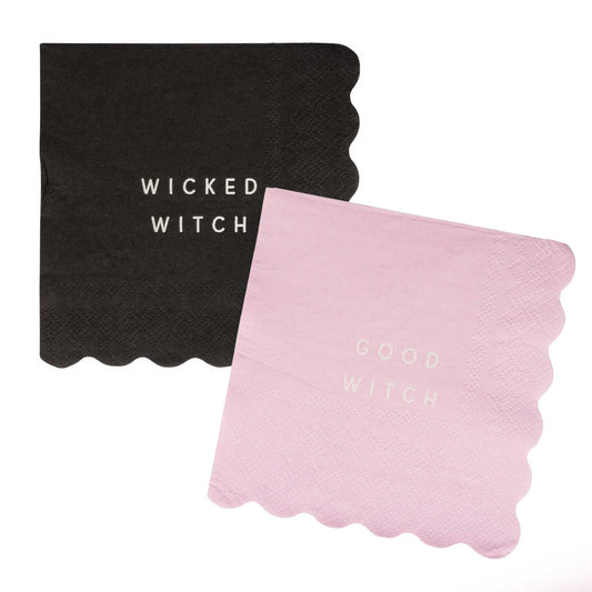 WICKED + GOOD WITCH NAPKIN SET
