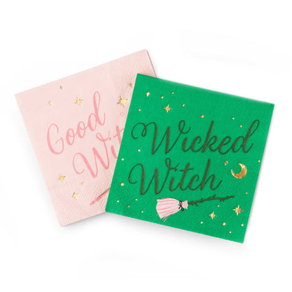 WICKED + GOOD WITCH NAPKIN SET
