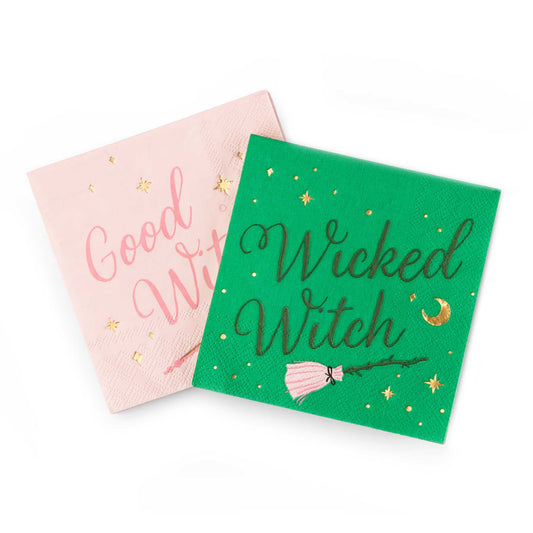 WICKED + GOOD WITCH NAPKIN SET
