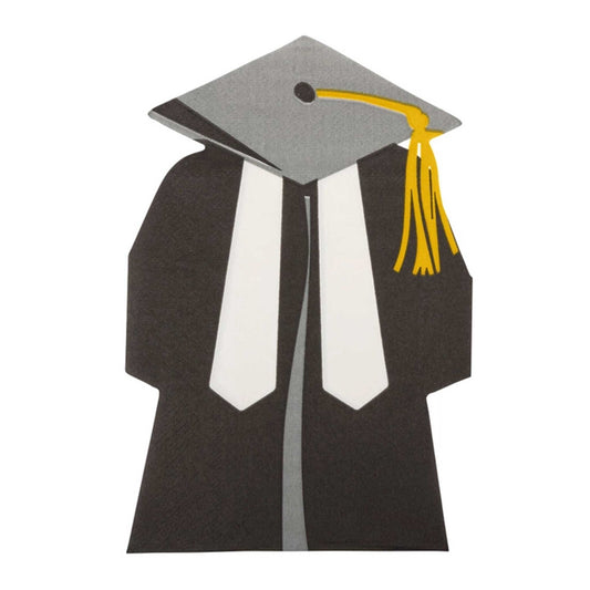 GRAD CAP AND GOWN NAPKINS