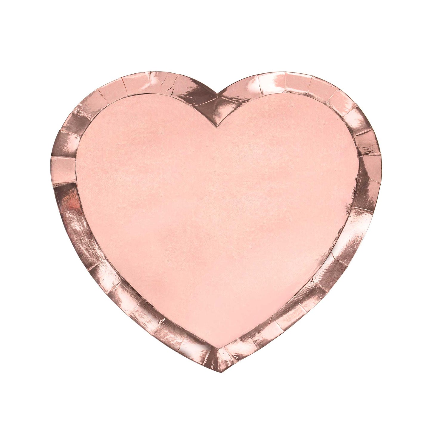 ROSE GOLD HEART PLATES