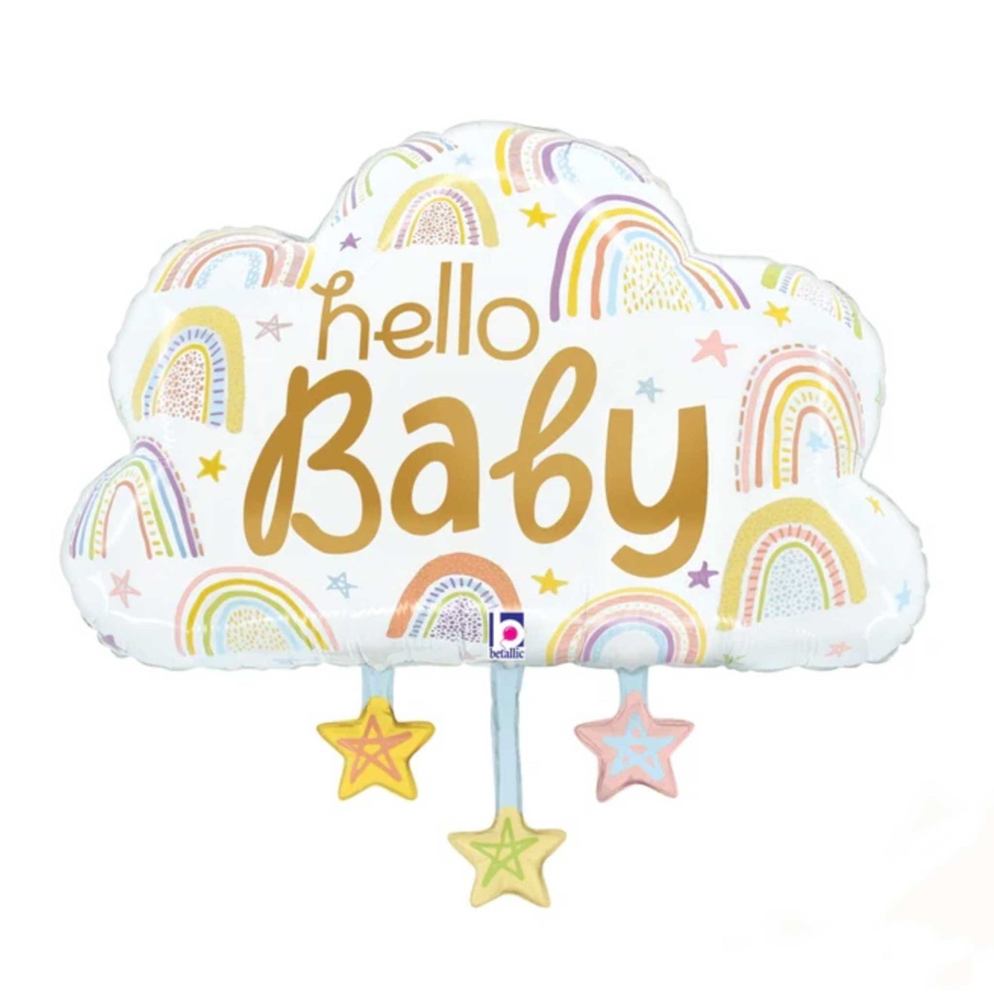 HELLO BABY MOBILE FOIL BALLOON