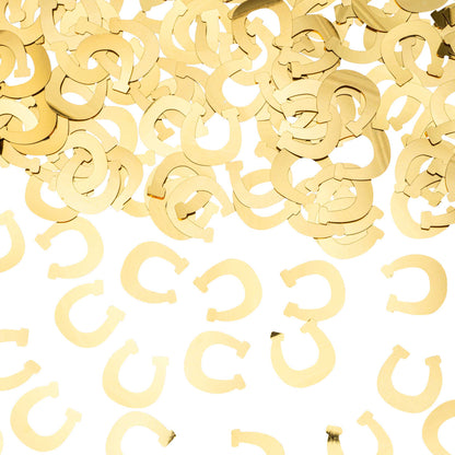 GOLD HORSESHOE CONFETTI