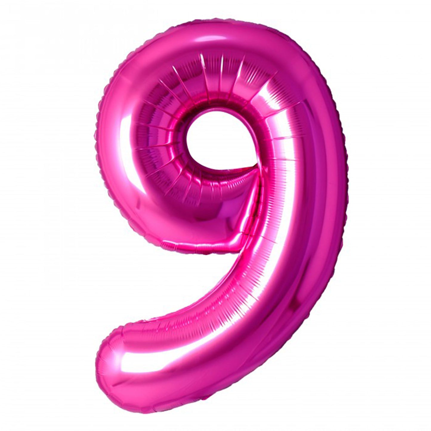 HOT PINK NUMBER BALLOONS