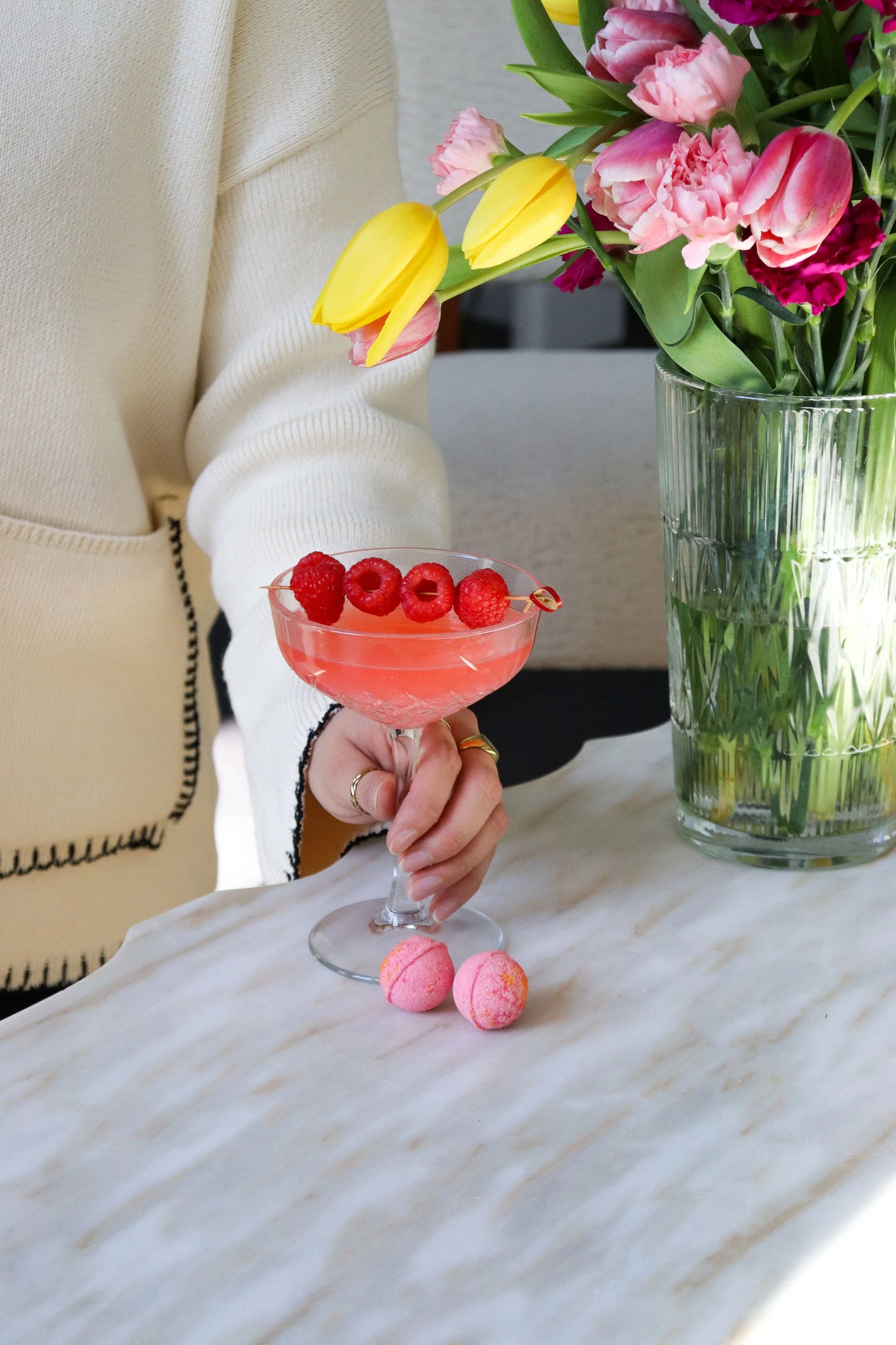 RASPBERRY MARGARITA COCKTAIL BOMB