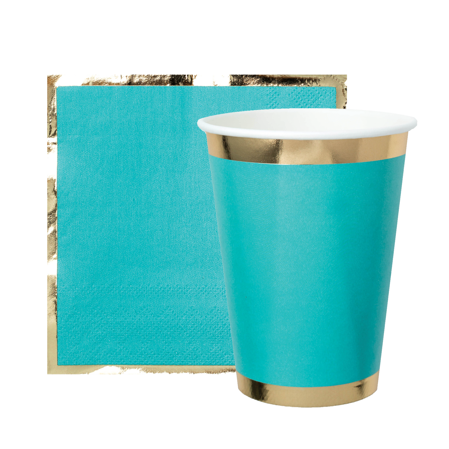 TURQUOISE POSH CUPS