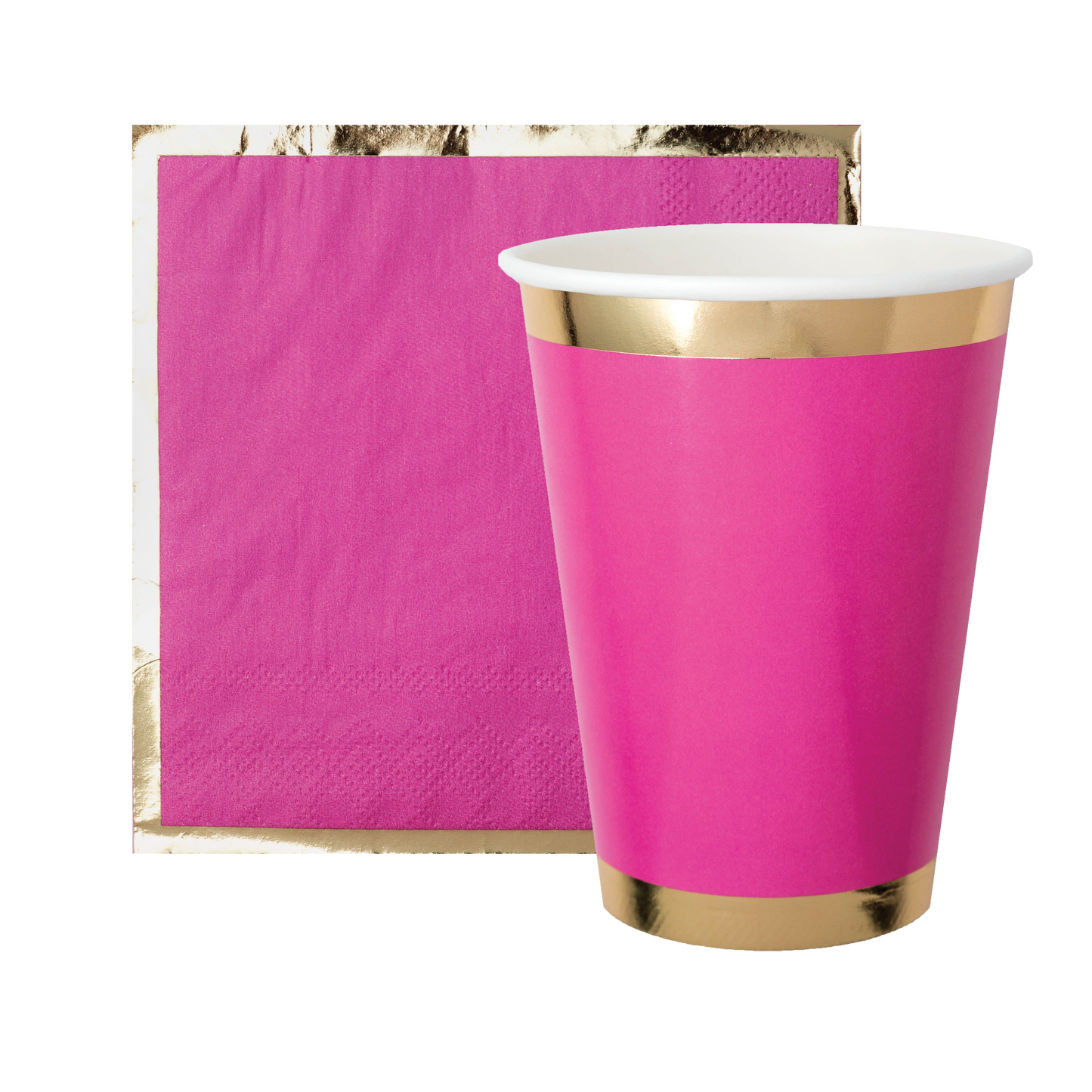 HOT PINK POSH CUPS