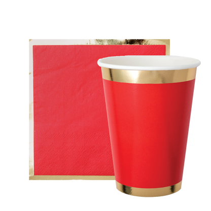 RED POSH CUPS