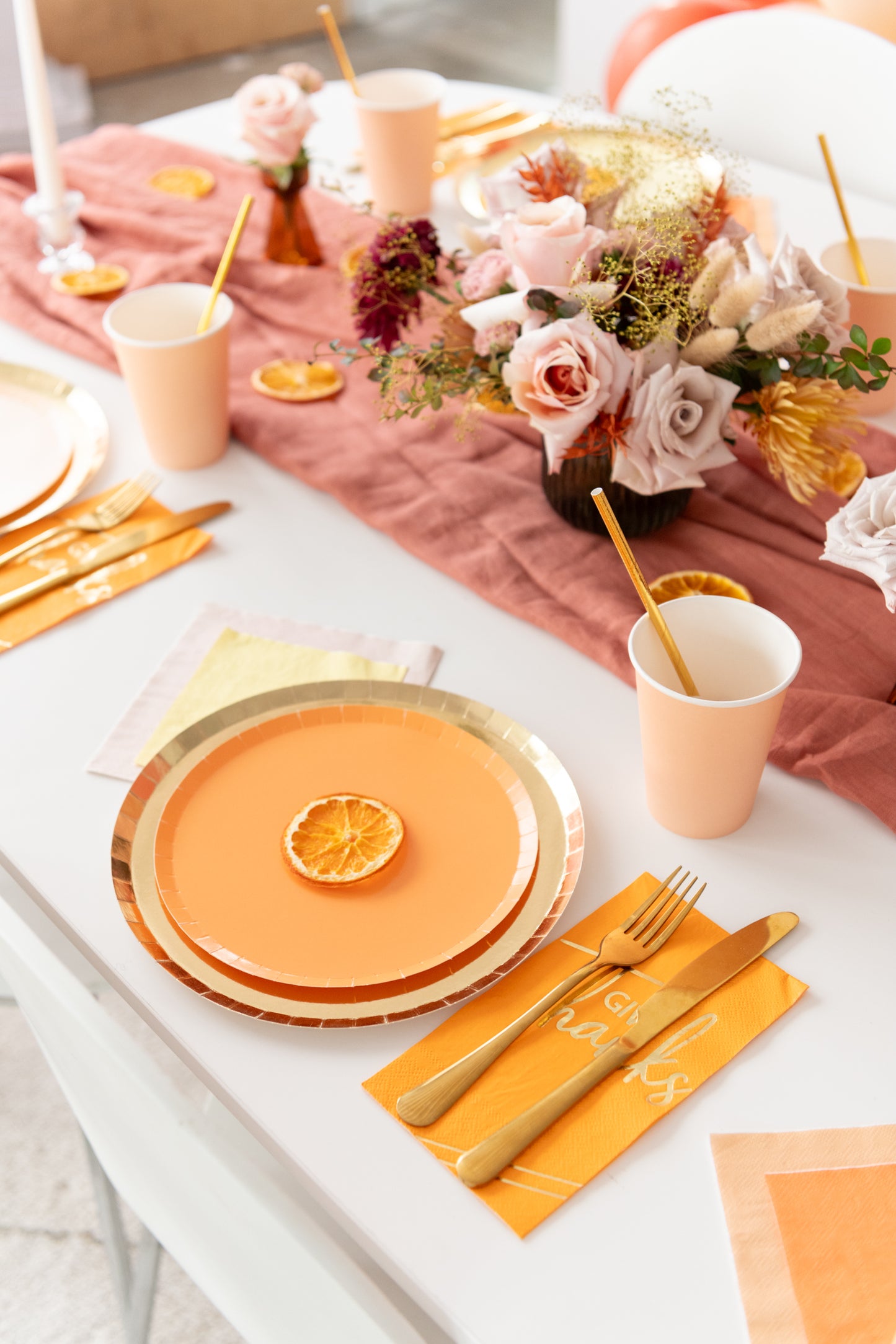 APRICOT ORANGE PLATES