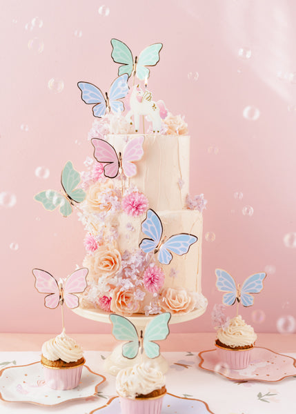 BUTTERFLY CAKE TOPPERS
