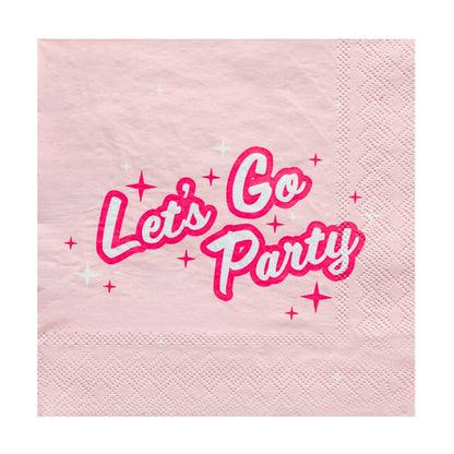 LET'S GO PARTY NAPKINS