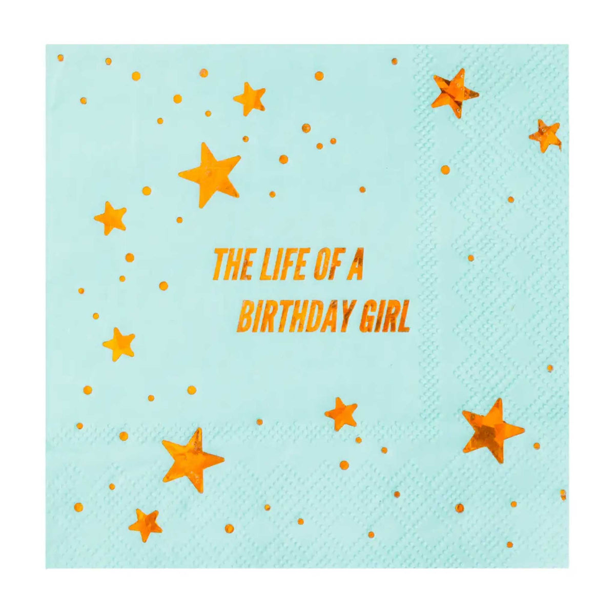 THE LIFE OF A BIRTHDAY GIRL NAPKINS