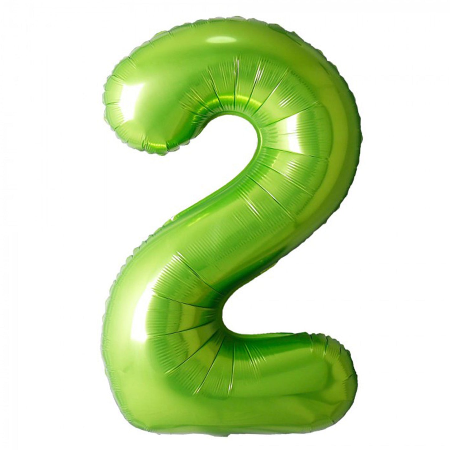 LIME GREEN NUMBER BALLOONS