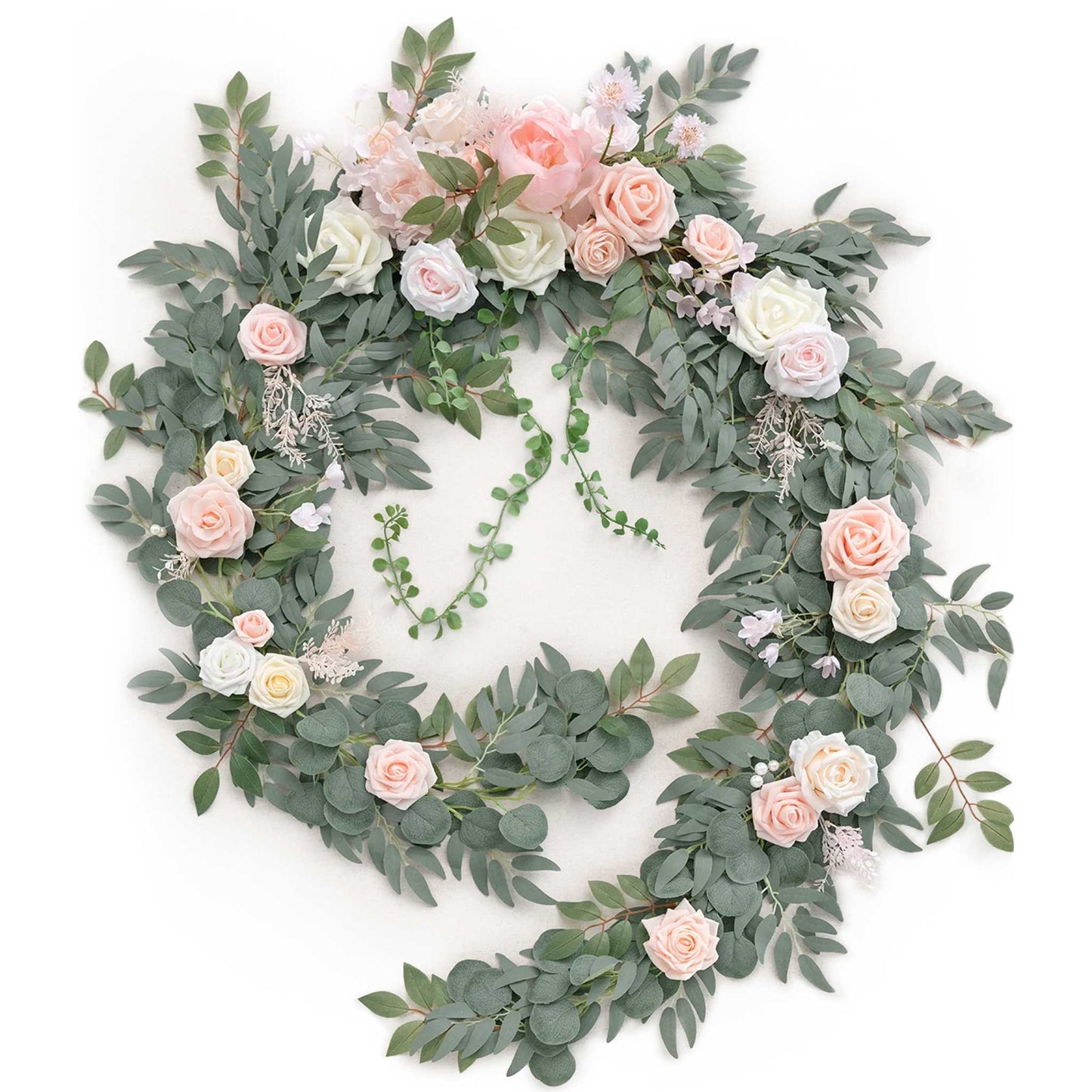 FAUX FLORAL GARLAND