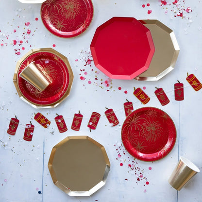 CHERRY RED PLATES