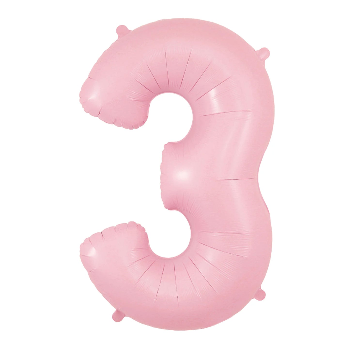 MATTE PINK NUMBER BALLOONS