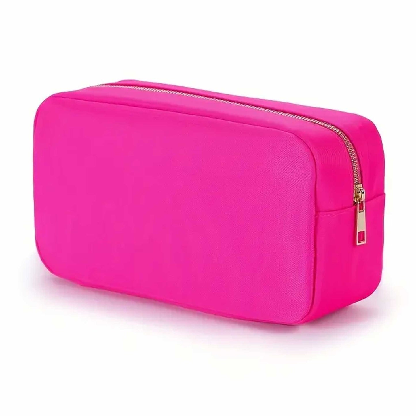 DARK PINK NYLON POUCH