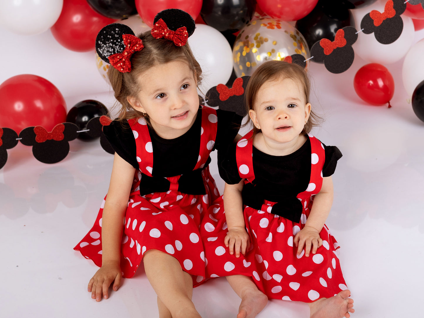BLACK AND RED MINNIE BIRTHDAY DRESS