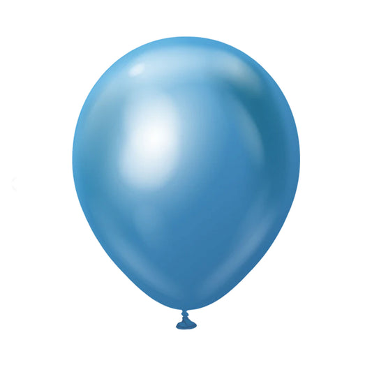 CHROME BLUE BALLOON