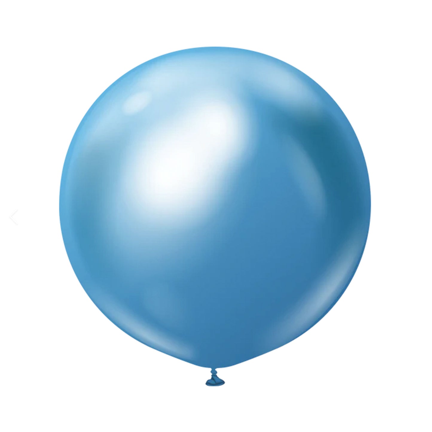 CHROME BLUE BALLOON