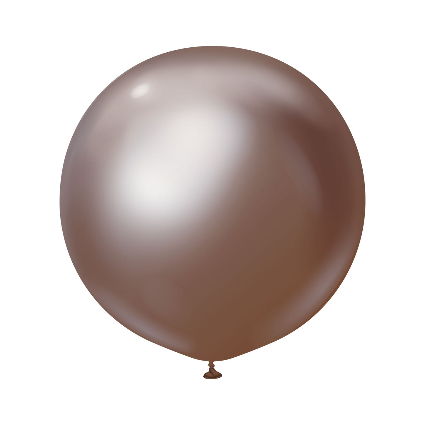 CHROME CHOCOLATE BALLOON