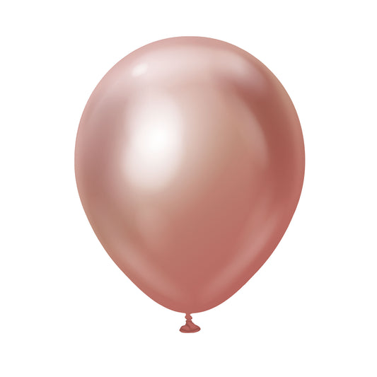 CHROME ROSE GOLD BALLOON