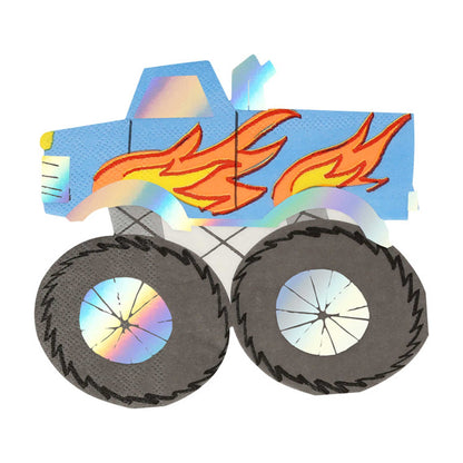 MONSTER TRUCK NAPKINS