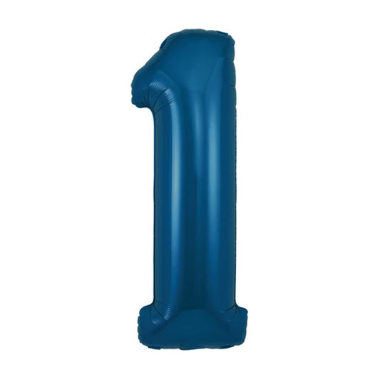 NAVY BLUE NUMBER BALLOONS