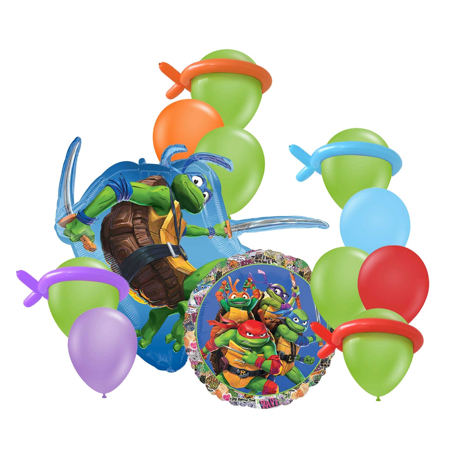 NINJA TURTLES HELIUM BALLOON BOUQUET