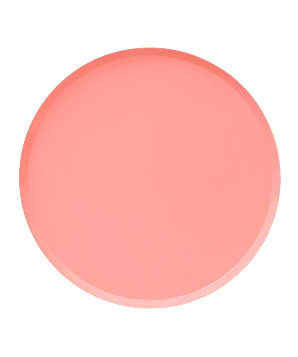 CORAL + PINK PLATE SET